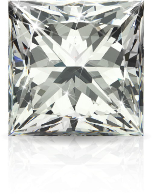 0.73 Carat Princess Diamond (800x800), Png Download
