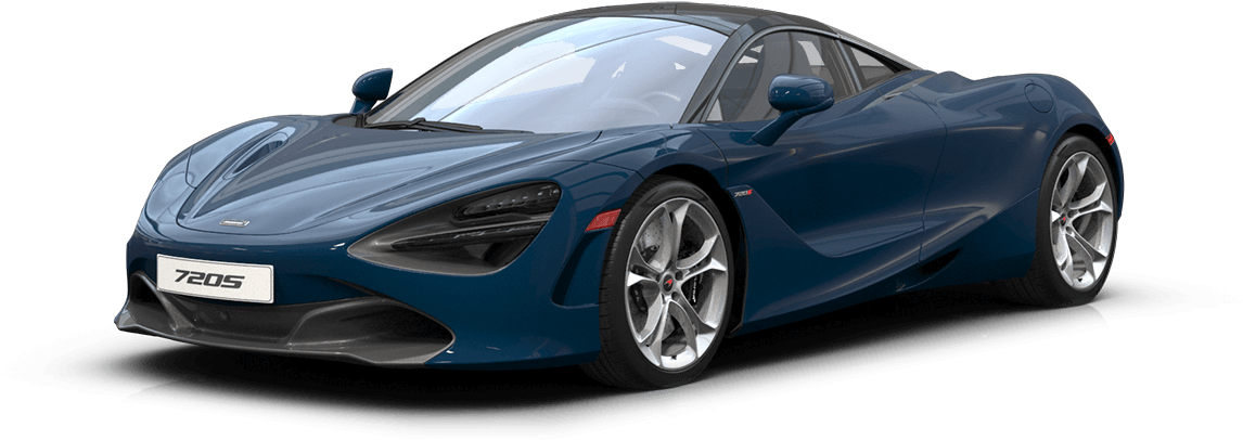 Mclaren 720s - Mclaren 720s Onyx Black (1250x412), Png Download