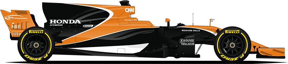 Mclaren - F1 2017 Teams Mclaren (1000x214), Png Download