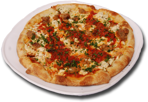 Pizza Lasagna - Dish Of Food Png (500x376), Png Download