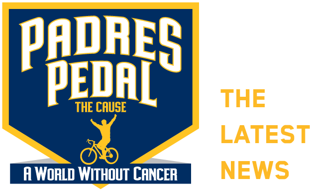 Padres Pedal News - Padres Pedal The Cause Logo (645x382), Png Download