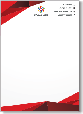 Online Letterhead Printing - Letterhead Design (284x426), Png Download