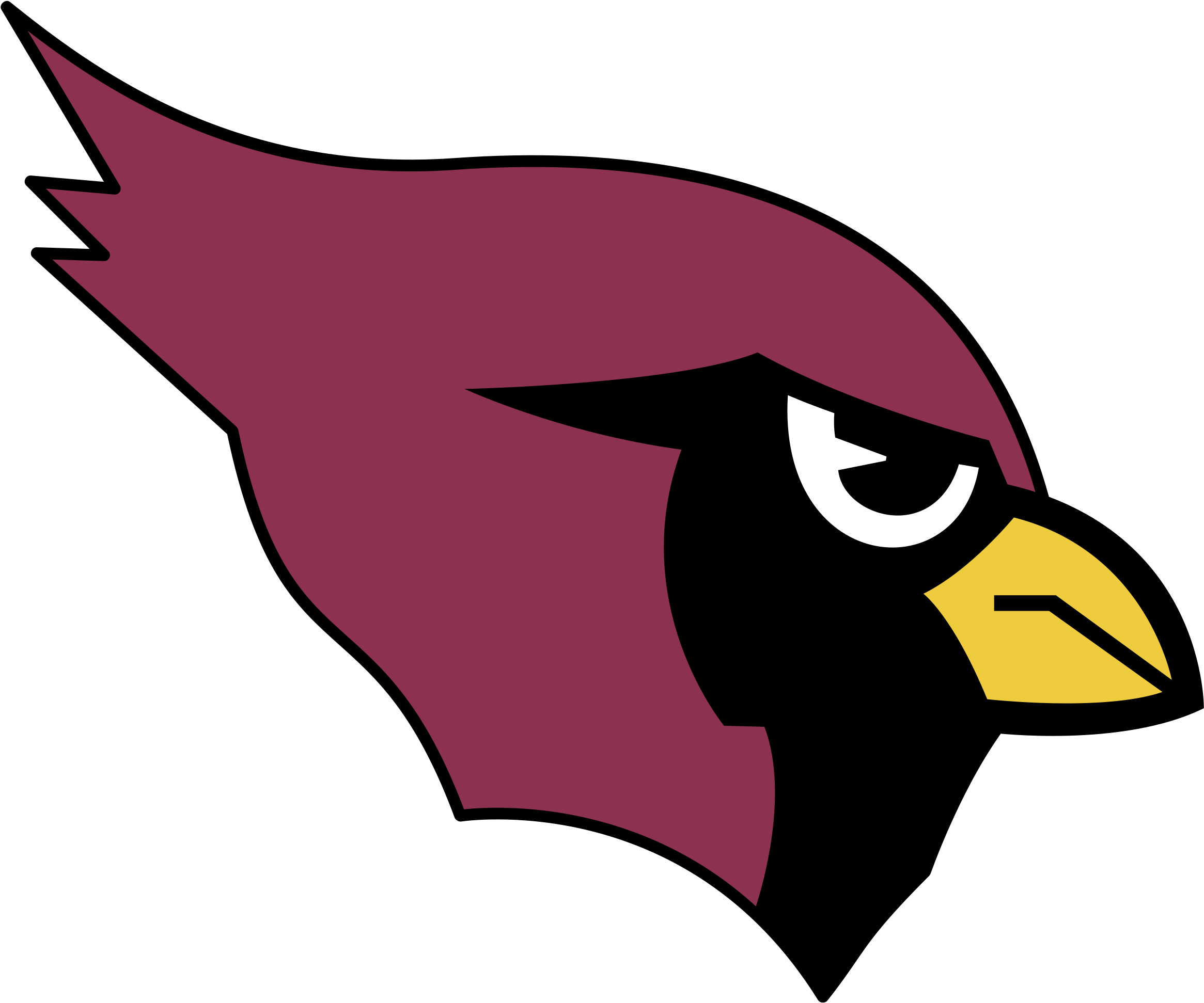 Arizona Cardinals Logo Png Transparent - Phoenix Cardinals Logo (2400x2400), Png Download