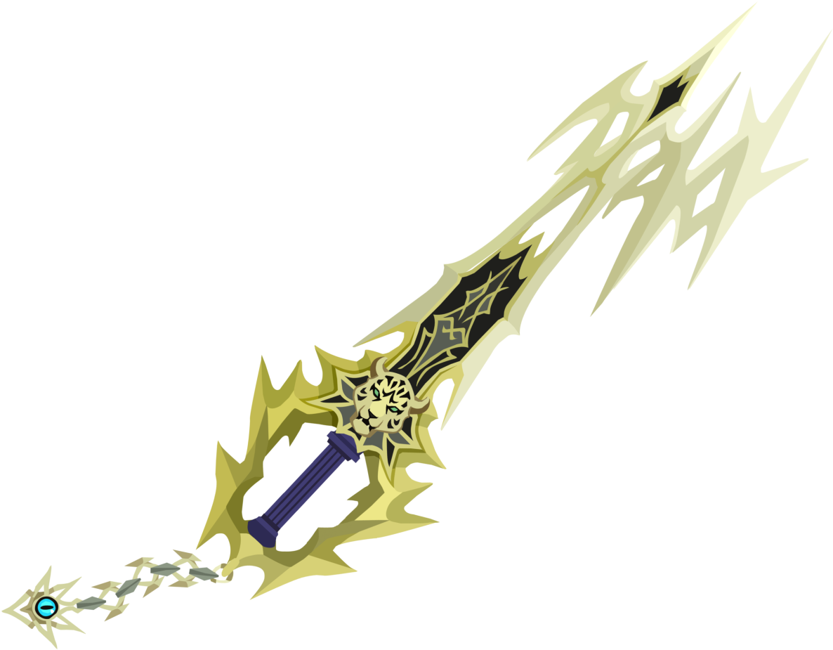 Gula's Keyblade - Kingdom Hearts Back Cover Keyblades (1200x940), Png Download