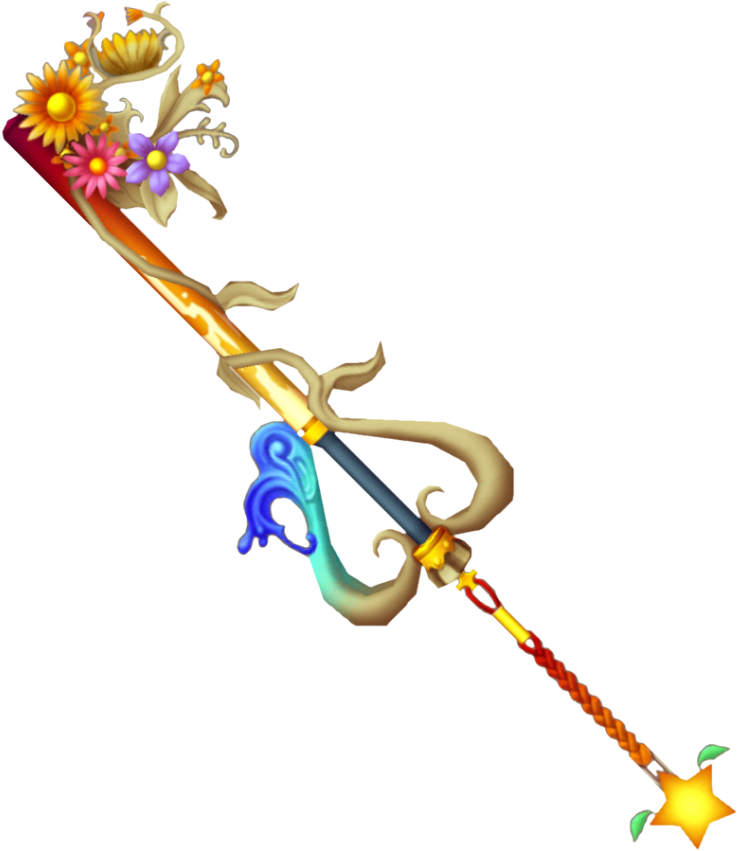 Best Keyblade Design - Kingdom Hearts Kairi Keyblade (900x900), Png Download