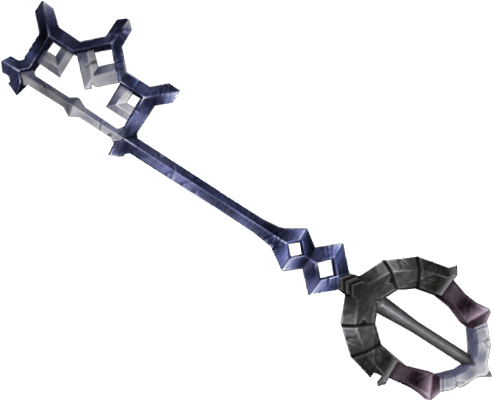 Keyblade Dagger - Birth By Sleep Aqua Keyblade (493x405), Png Download