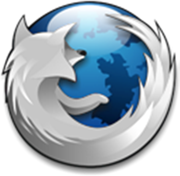 Free Icons Png - Mozilla Firefox Blue Icon (600x600), Png Download