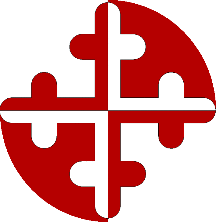 Maryland Flag Cross - Bandera De Maryland (708x727), Png Download