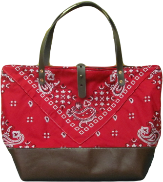 Red Bandana Tote Bag - Tote Bag (700x524), Png Download