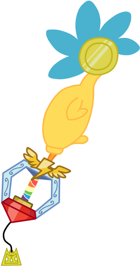 621chopsuey, Bits, Boneless, Flower, It Ain't Easy - Mlp Keyblades Deviantart (681x1024), Png Download