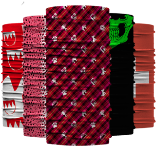 Cotton Blank Bandana Fabric White Red Plain Bandana - Doggy Loop - Hundeschal Rot In M Von Extragoods (350x350), Png Download