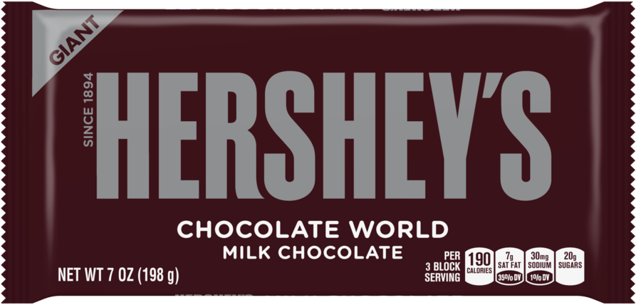 Hershey Chocolate Bar (1000x1000), Png Download