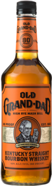 Old Grand Dad Whiskey 750ml - Old Grand Dad Bourbon (270x600), Png Download
