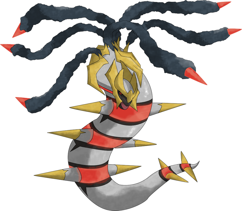 Shiny Giratina Origin Pokédex - Giratina Origin (800x698), Png Download
