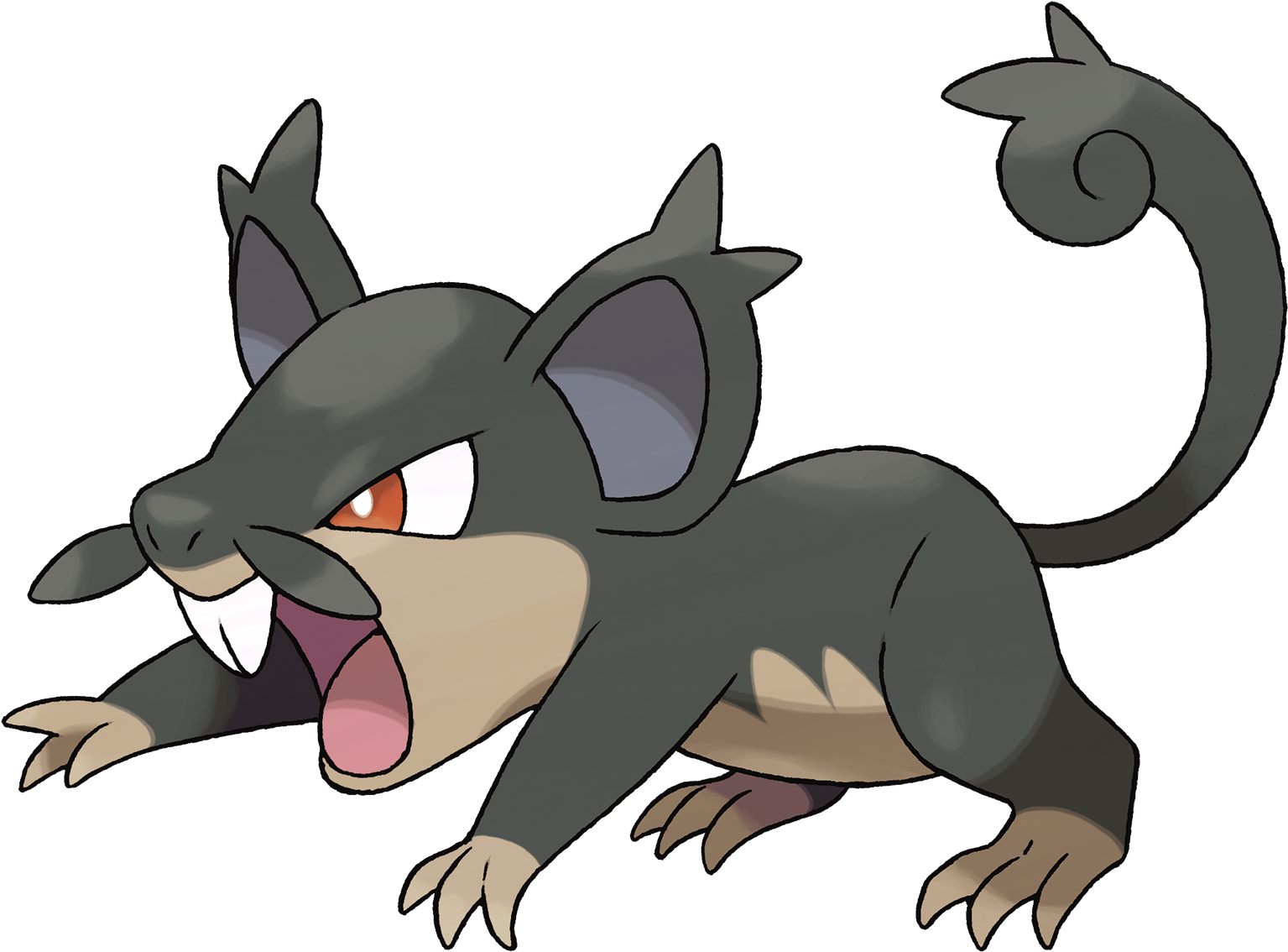 Jpg Freeuse Library Image Rattata Png Nintendo Fandom - Black Rattata Pokemon Go (1280x1280), Png Download