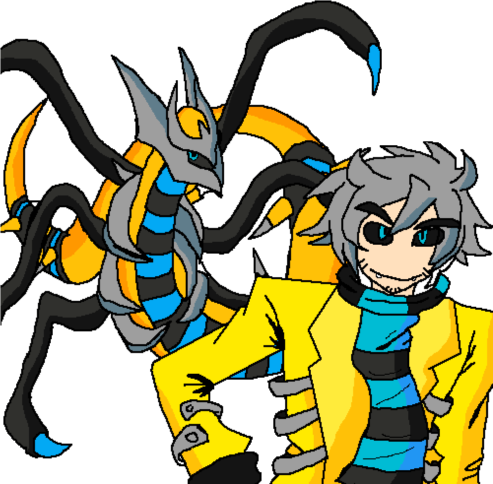 Giratina And Human Giratina - Human (1000x1000), Png Download