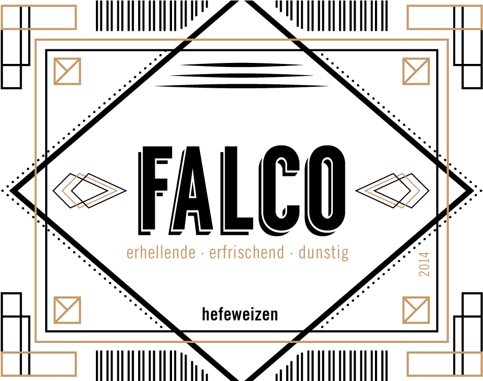 Falco - Beer Label - Triangle (975x750), Png Download