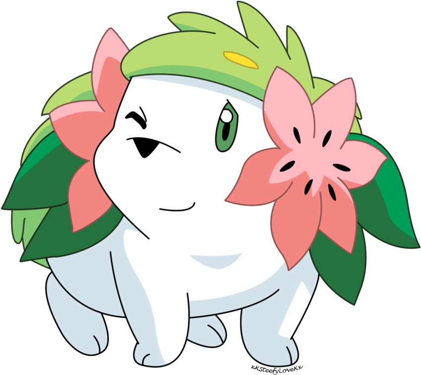 Martin - Pokemones Shaymin (937x853), Png Download