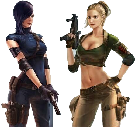 Pandora - La Swat Crossfire Png (460x442), Png Download