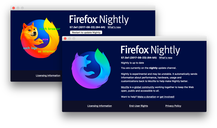 Firefox Nightly On Twitter - Mozilla Firefox (711x419), Png Download