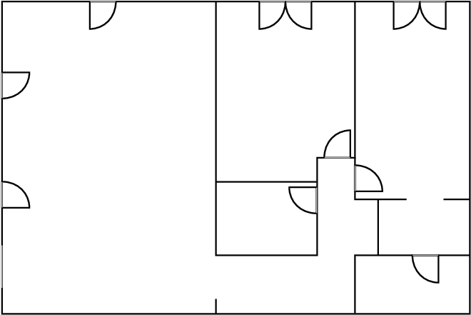 What's The Villa Like Inside - Line Art (677x544), Png Download