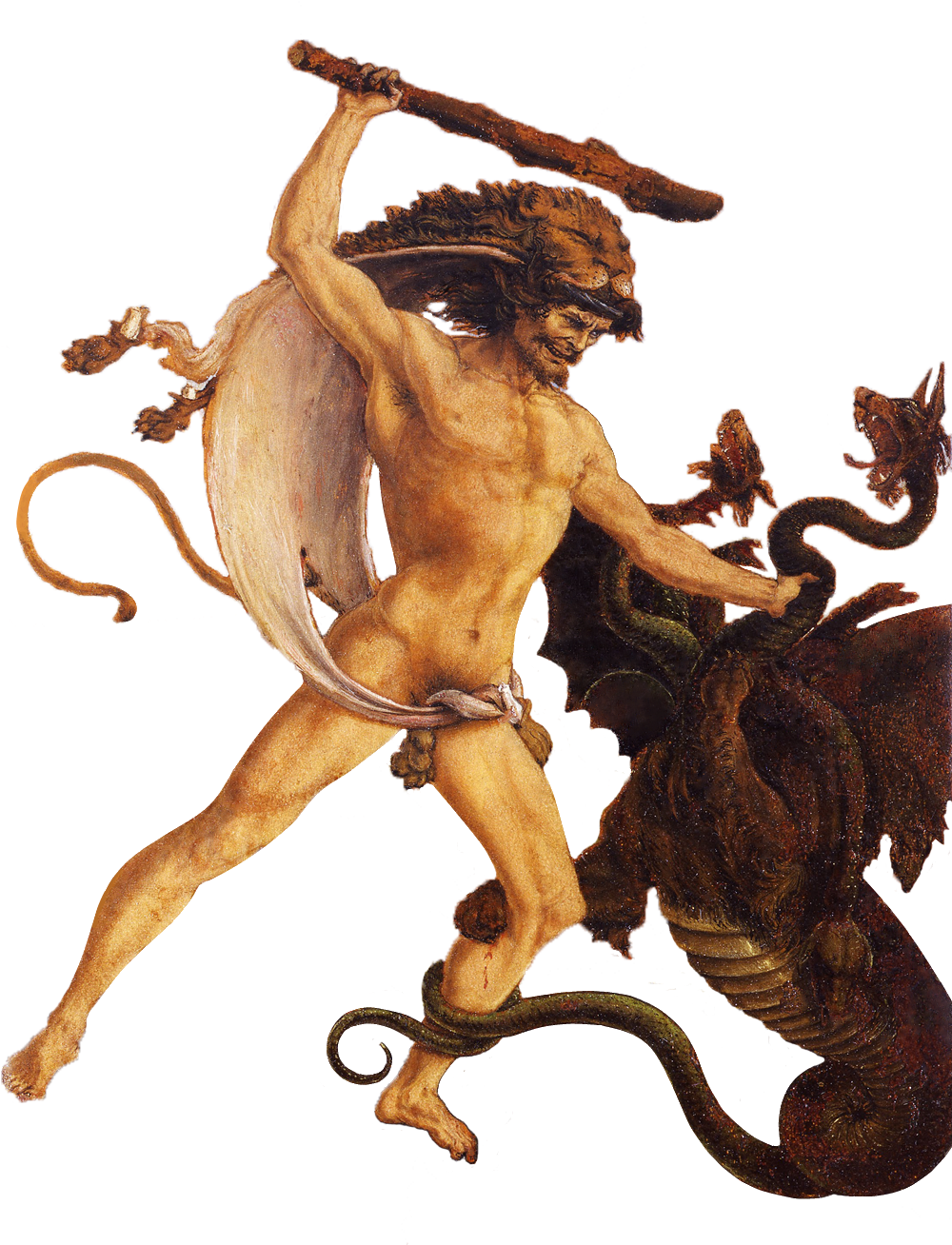 Deinara Used Some On Heracles' Tunic To Keep Him Faithful, - Hercules And The Hydra And Hercules And Anteo (1000x1308), Png Download