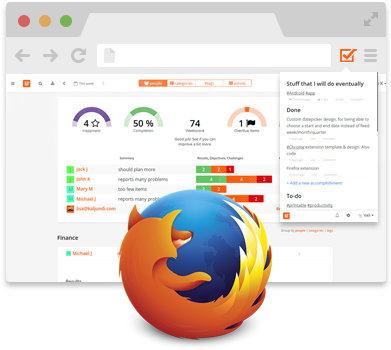 Get The Firefox Add-on - Template (500x400), Png Download