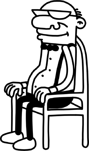 Grandpa - Portable Network Graphics (300x507), Png Download