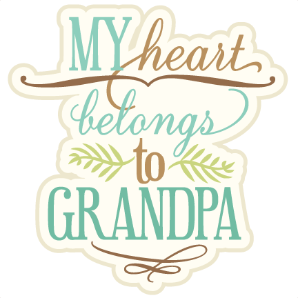 Grandpa In A Heart (432x432), Png Download