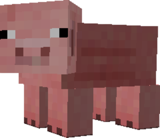 Pigs Are Released - Minecraft Pig Jpg (559x480), Png Download