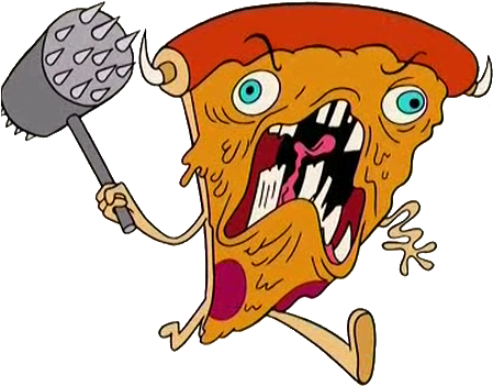 Pizza Transparent Uncle Grandpa - Pizza Berserker (450x429), Png Download