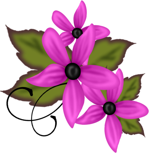 Lelianasp - Flores Sem Fundo Branco (600x600), Png Download