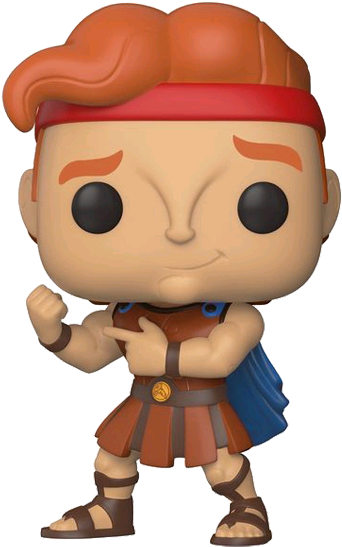 Hercules Pop Vinyl Figure - Hercules Disney (600x600), Png Download