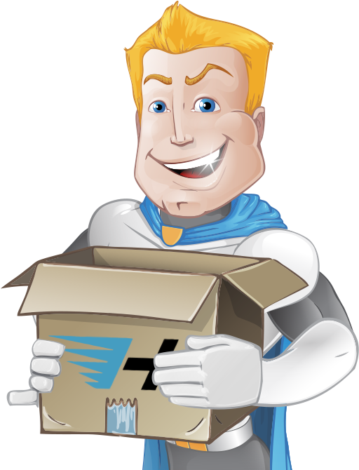 Movers In Houston Character - Hercules Movers & Packers Inc. (555x680), Png Download