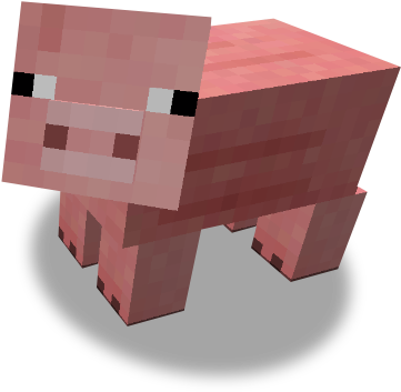 Pig Says Hi - Pig (400x375), Png Download