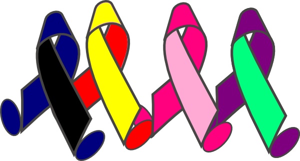 Clip Art Relay For Life - Ribbon Walking (600x322), Png Download