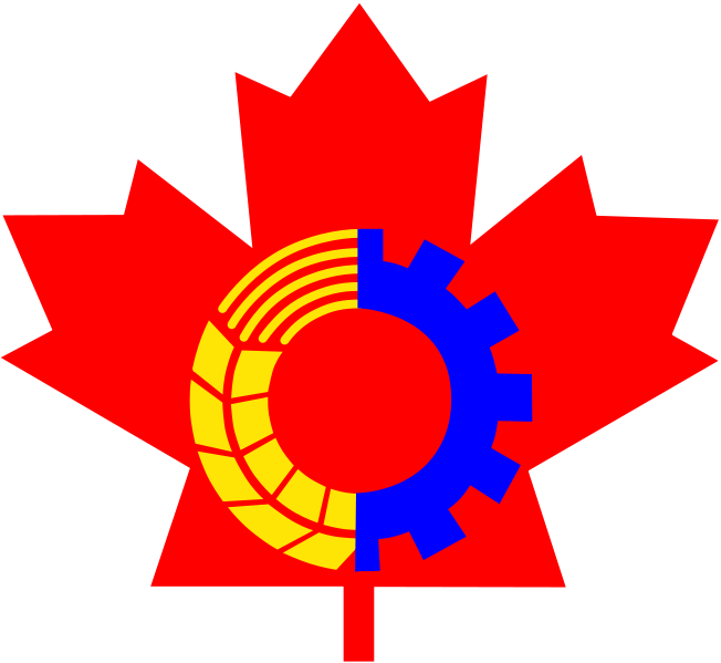 Image Result For Canadian Communist Symbol - Canadian Communist Party Logo Png (652x599), Png Download