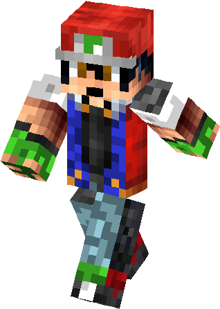 Ash Ketchum Fixed Skin - Minecraft (317x453), Png Download
