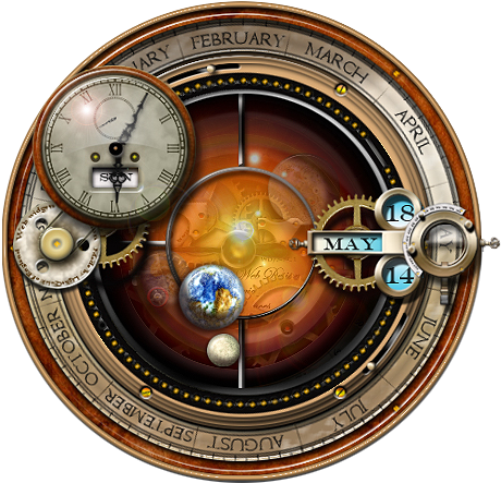 Steampunk Frame Png Http - Steampunk (467x450), Png Download