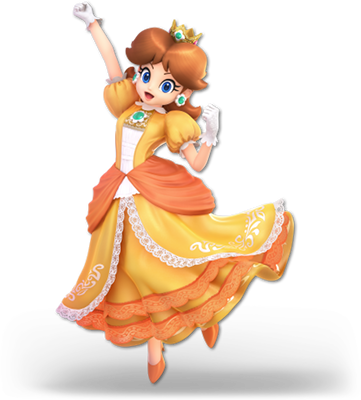 Super Smash Bros Ultimate Daisy Amiibo Princess Daisy Super Smash Bros Ultimate Full Size Png Download Seekpng