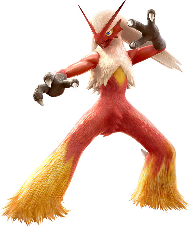 10 Pokemon We Want In Super Smash Bros - Pokken Tournament Blaziken (504x600), Png Download