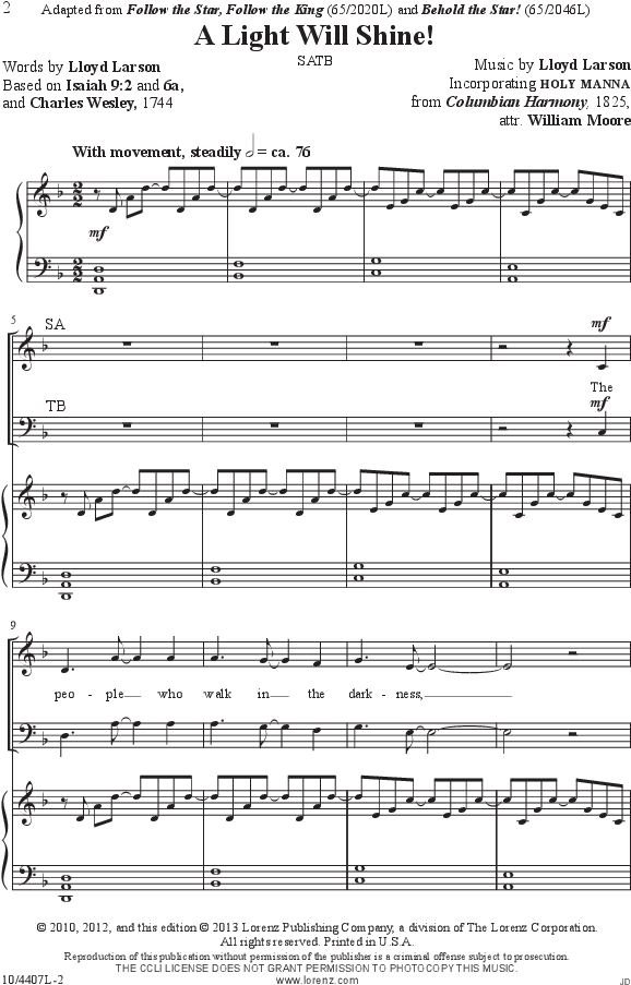 A Light Will Shine Thumbnail A Light Will Shine Thumbnail - Schatzi Schenk Mir Ein Foto Noten (672x984), Png Download