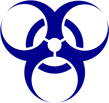 Biohazard Symbol (376x356), Png Download