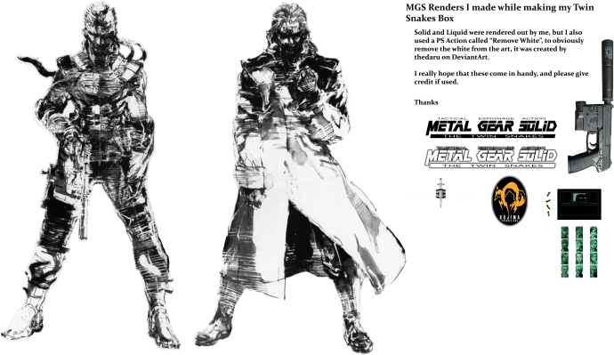 Metal Gear Solid - Metal Gear Solid Twin Snakes Art (700x444), Png Download