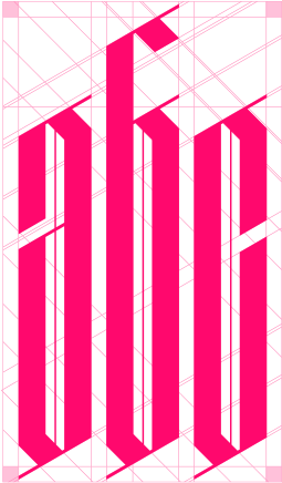 Davide Zomer Created The Modular Typeface Rezn7399 - Architecture (274x459), Png Download