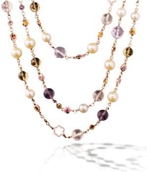 Collar Barroco De Chanel Con Perlas Cultivadas, Oro - Collares Bisuteria Fina Png (300x406), Png Download