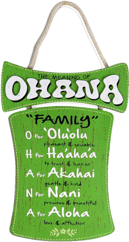 Ohana Signs (500x500), Png Download