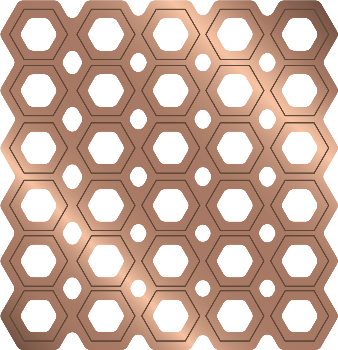 Stencil Diamond Circle (1302x1376), Png Download