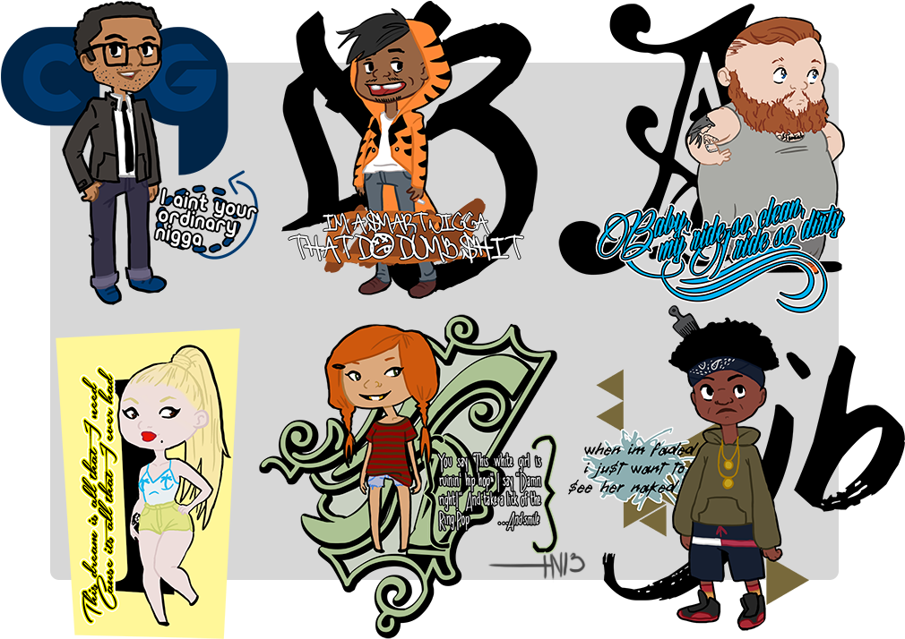I Drew Some More Chibi Rappers - Chance The Rapper Chibi (1042x761), Png Download