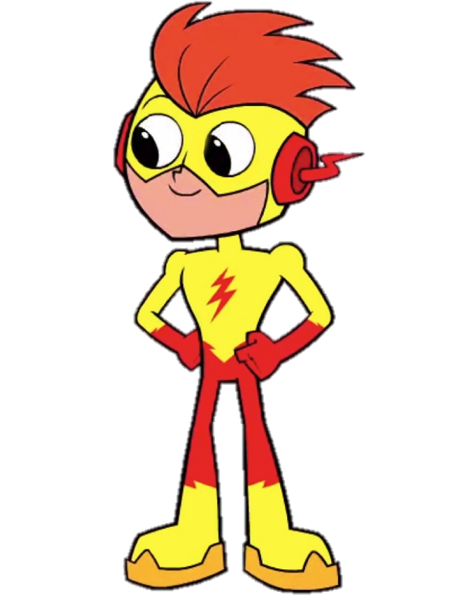 Kid Flash Wally West, Kid Flash, Whatsapp Png, Teen - Los Jovenes Titanes Batman (640x924), Png Download